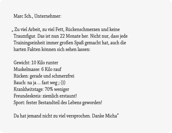 Da hat jemand nicht zuviel verspochen. Danke Micha